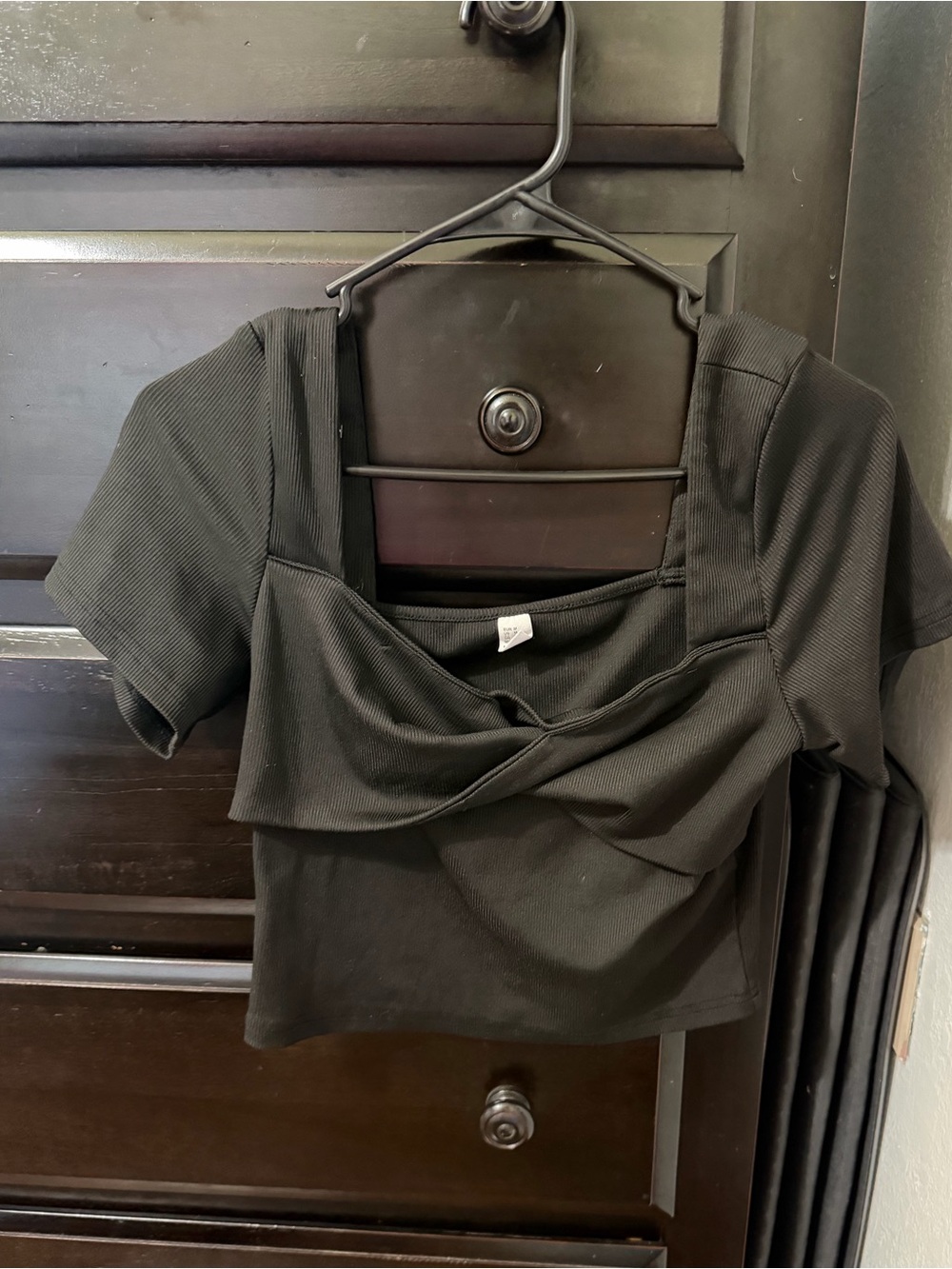 Solyhux black Crop top M